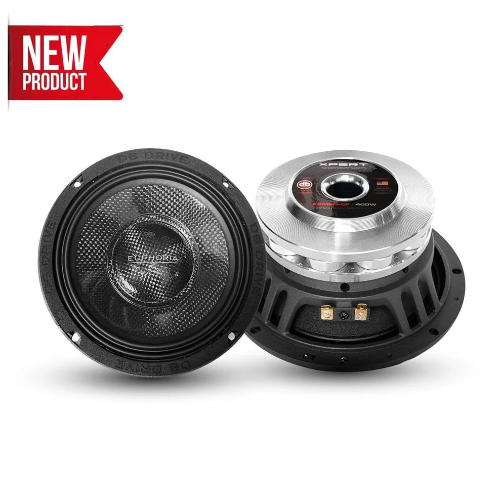 DB DRIVE EXM6N-CF EUPHORIA XPERT 6.5″ NEO CARBON FIBER MIDRANGE SPEAKERS Call For Pricing