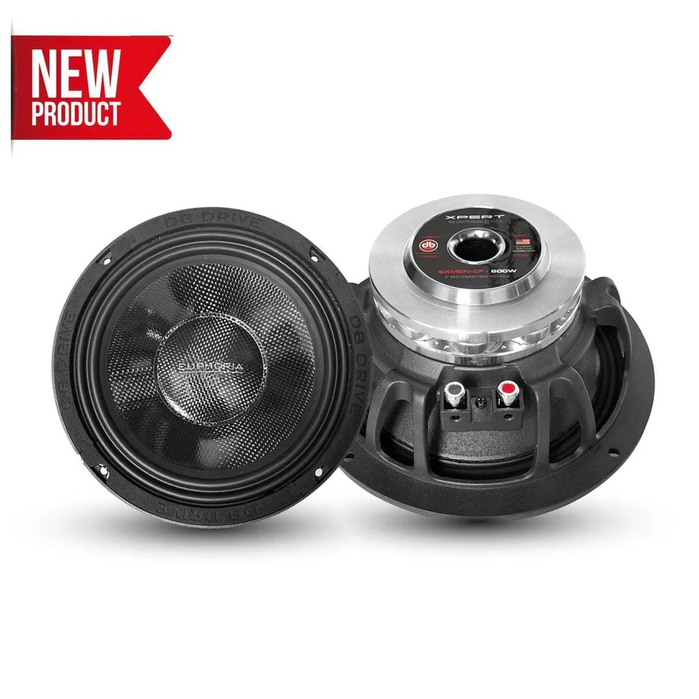 DB DRIVE EXM8N-CF EUPHORIA XPERT 8″ NEO CARBON FIBER MIDRANGE SPEAKERS   Call For Pricing