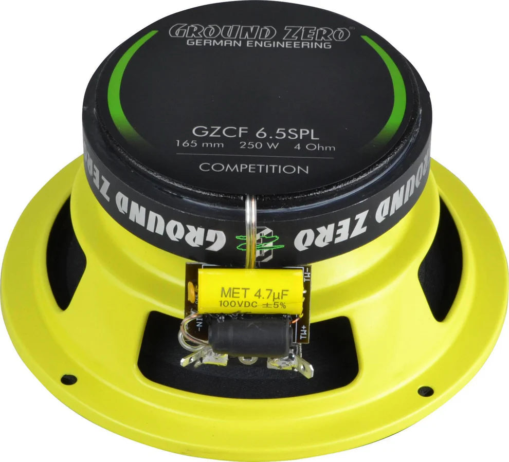 GROUND ZERO GZCF 6.5SPL 6.5" COAXIAL SPEAKER   CALL FOR PRICING